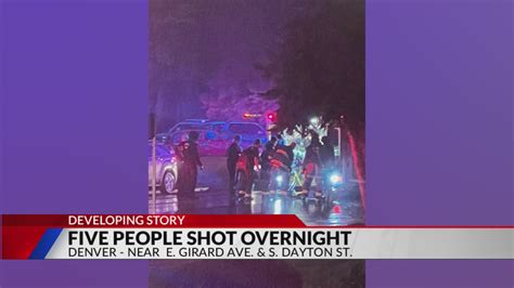Video captures gunshots that killed 1, wounded 4 in southeast Denver